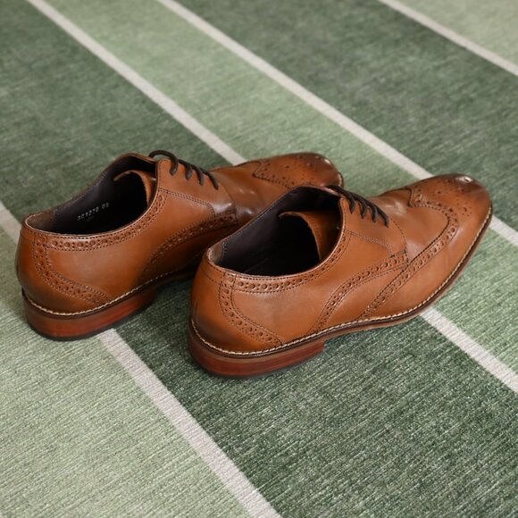 Florsheim Wingtip Oxford - Saddle Tan - Picture 3 of 6